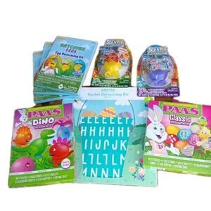 EASTER EGG DECORATING COLOUR 8 Boxes PAAS Dino & Classic, SCENTOS, Hatching NEW